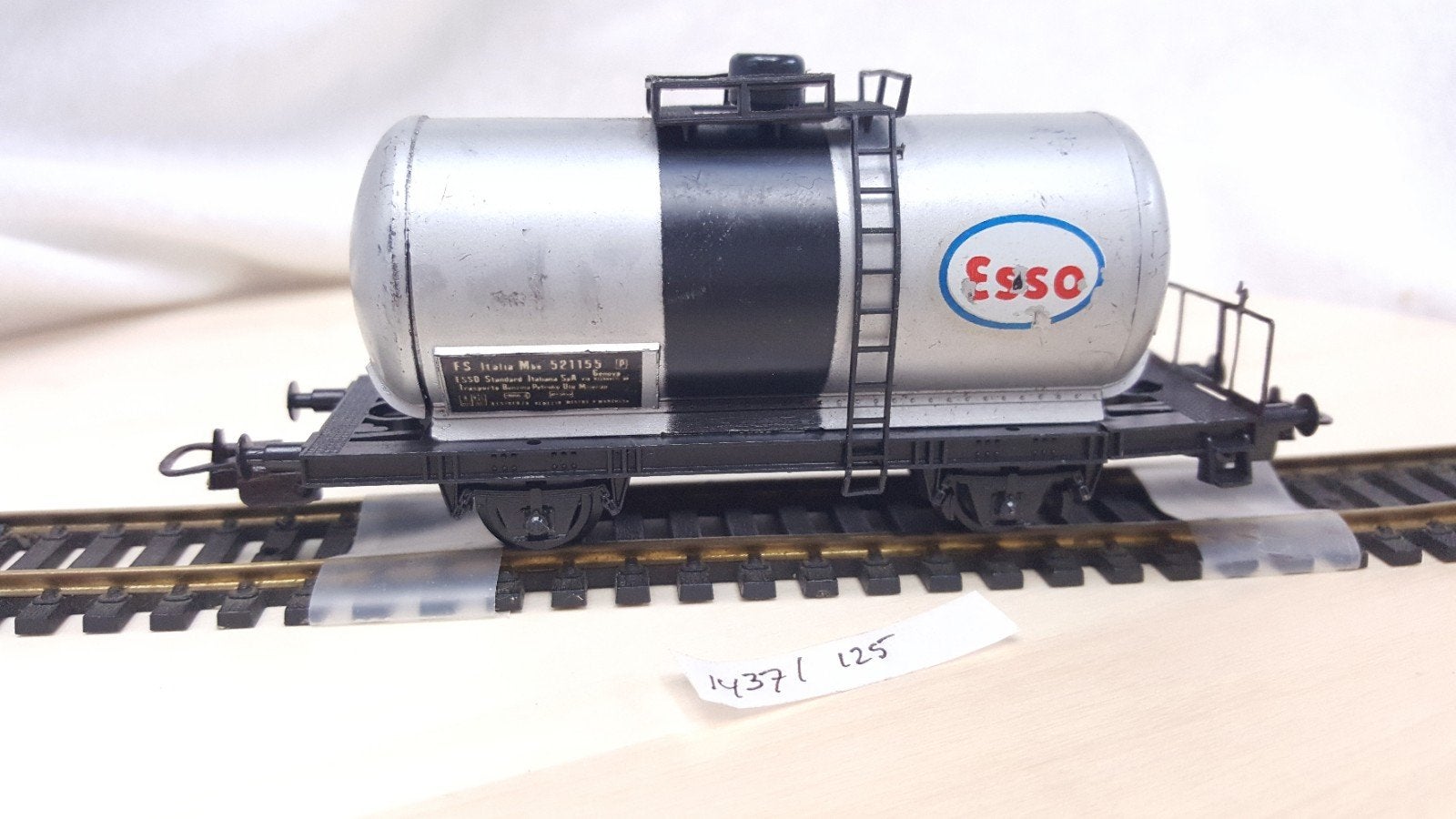 Lima HO 2711 FS Esso ketel wagon 1972, Hobby en Vrije tijd, Modeltreinen | H0, Gebruikt, Gelijkstroom, Wagon, Ophalen of Verzenden