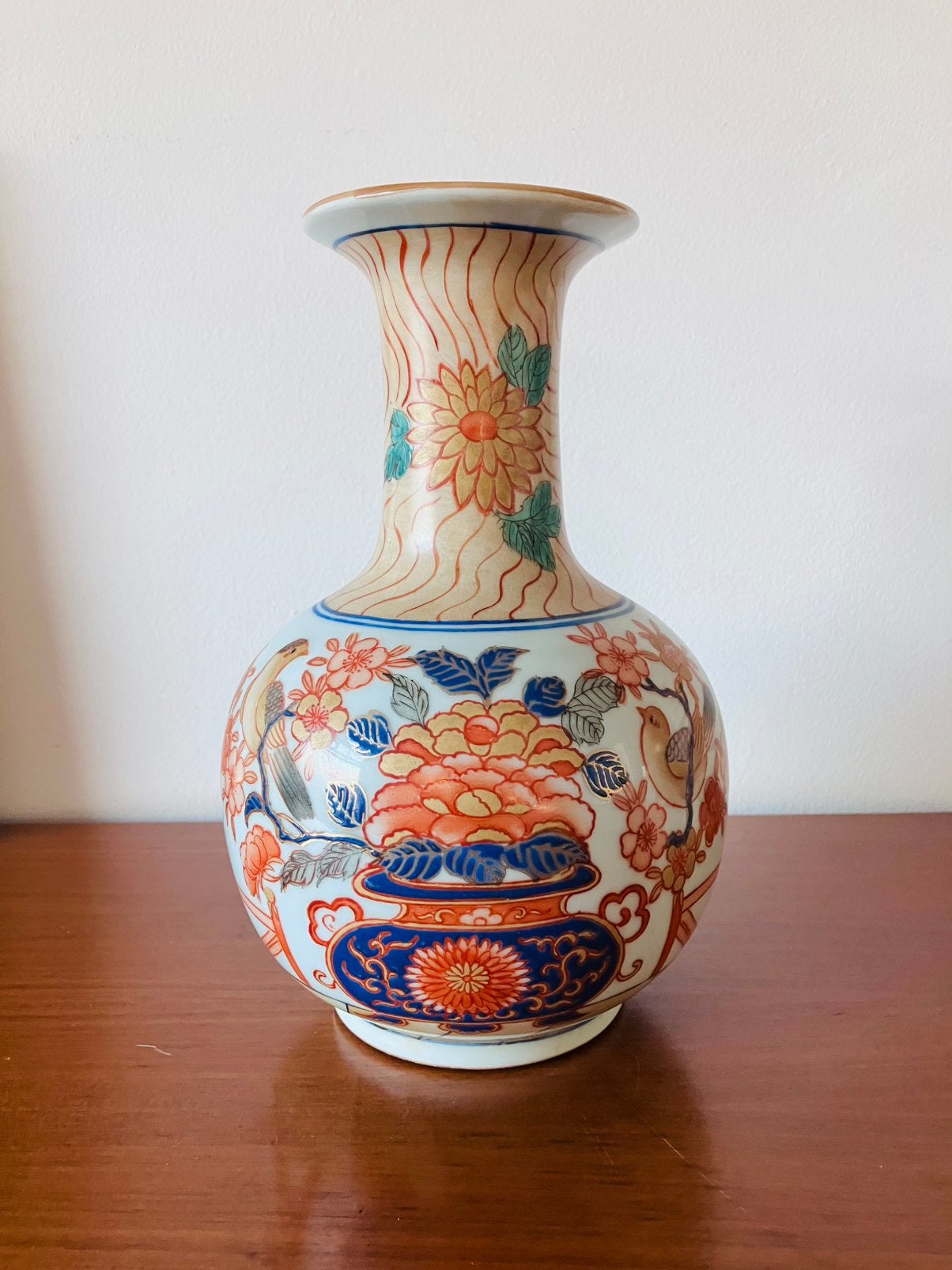 Antieke vintage Japanse Imari Vaas, Antiek en Kunst, Antiek | Vazen, Ophalen of Verzenden