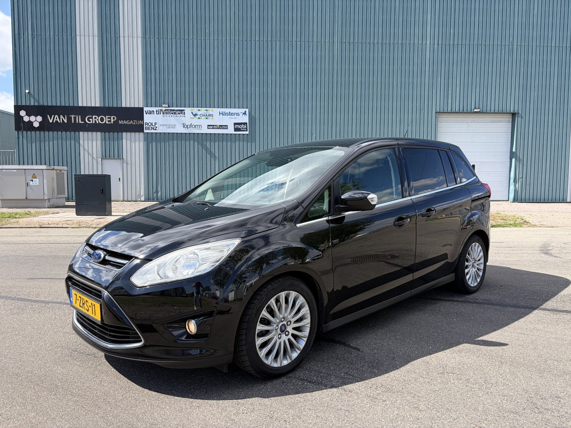 Ford Grand C-Max 1.0i Edition Plus 7-Persoons 6-Bak 126 PK., Auto's, Voorwielaandrijving, Stof, Gebruikt, 7 stoelen