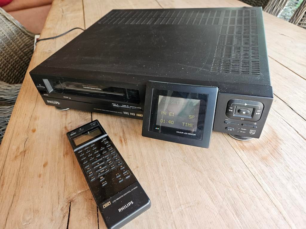 Philips VR 680 VHS-speler met afstandsbediening, Ophalen of Verzenden, Gebruikt, VHS-speler of -recorder