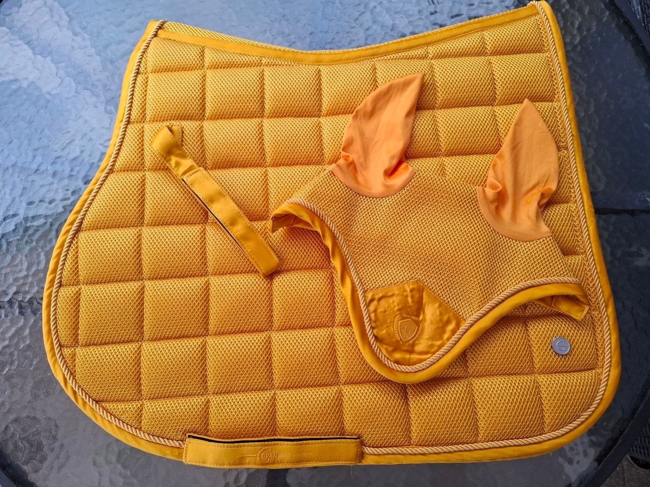 Covalliero set geel mesh vhz Full, Dieren en Toebehoren, Full (L), Overige merken, Ophalen of Verzenden, Zo goed als nieuw