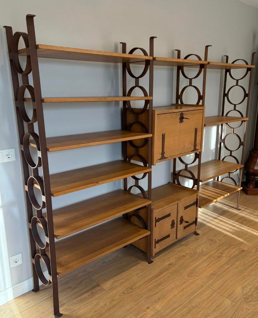 Xxl modulaire boekenkast jaren 70 vintage kast wandrek, Kolibrivintagehal@gmail.com, Gebruikt, Aaldertgeertsstraat 43 Olst, Kolibri vintage