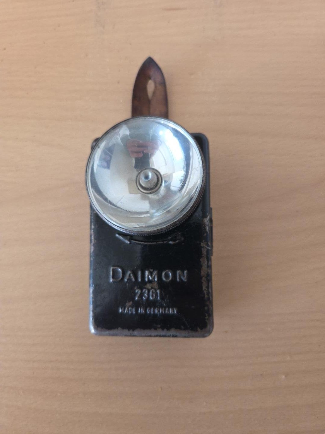 Vintage Daimon 2361 zaklamp – Made in Germany – oude batteri, Ophalen