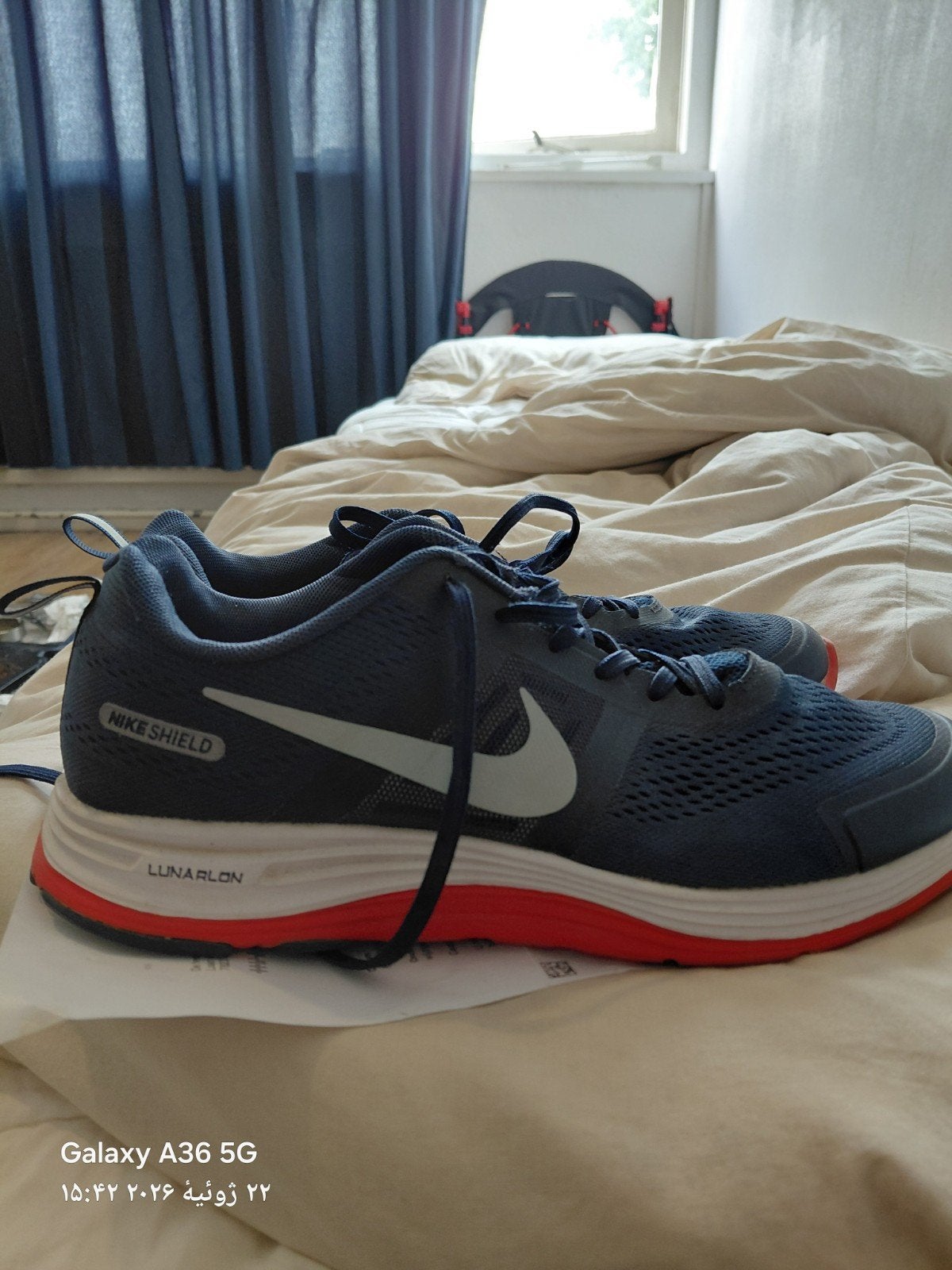 Nieuwe Nike Shield Lunarlon Herenschoenen Maat 44, Blauw, Nike, Nieuw, Ophalen of Verzenden
