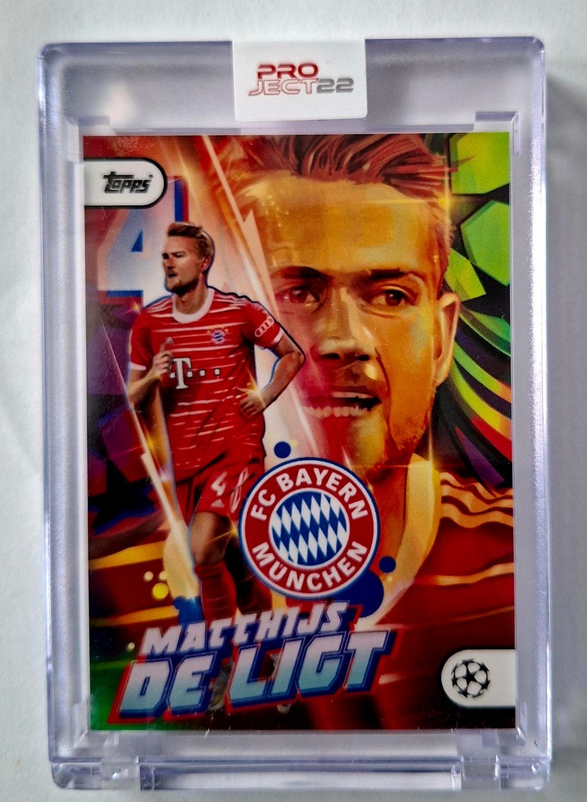 Matthijs de Ligt Topps Project 22 FC Bayern München kaart, Ophalen of Verzenden, Nieuw, Buitenlandse clubs, Spelerskaart