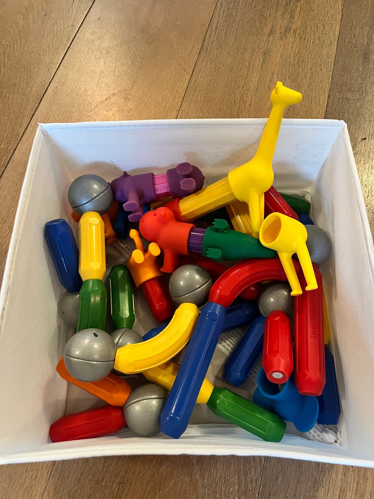 Smartmax Constructie Speelgoed met Magnetische Dieren, Ophalen of Verzenden, Gebruikt, Bouwen