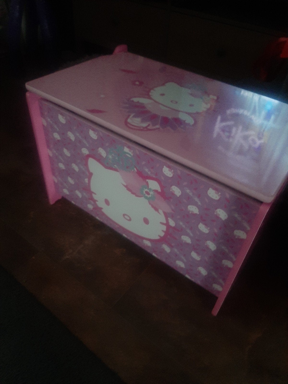 Hello Kitty Speelgoedkist / Opbergkist, Ophalen of Verzenden, Gebruikt, Meisje