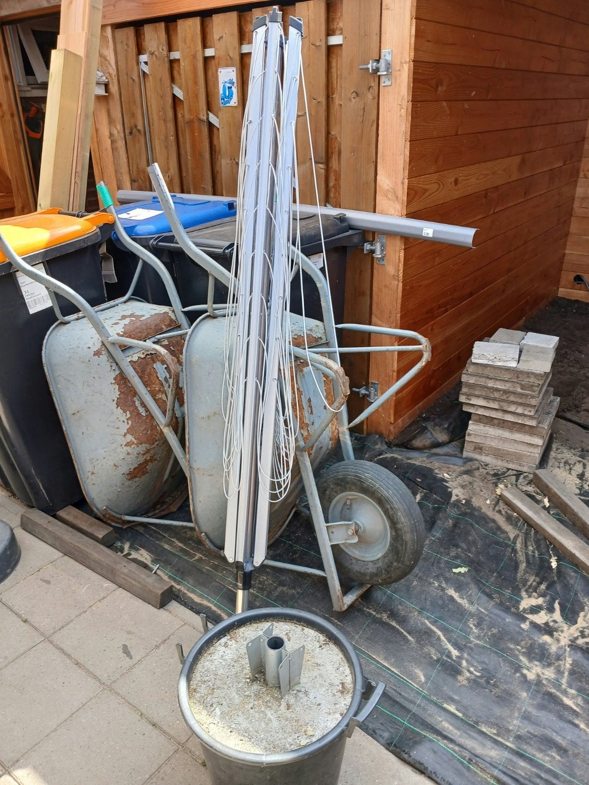 Brabantia Droogmolen, Tuin en Terras, Droogmolens en Wasrekken, Ophalen, Zo goed als nieuw, Droogmolen