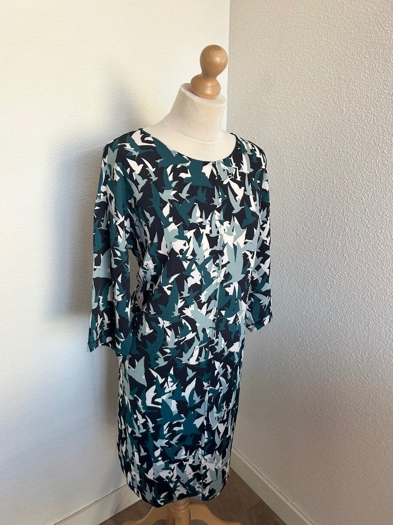 &Co Woman maat XL sportieve zomer jurk 3009, Blauw, Maat 46/48 (XL) of groter, &Co Woman, Ophalen of Verzenden
