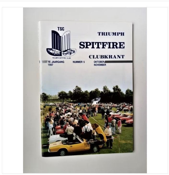 triumph spitfire clubblad nr.5 *1987*-TSC, Ophalen of Verzenden, Zo goed als nieuw, Overige merken, TSC