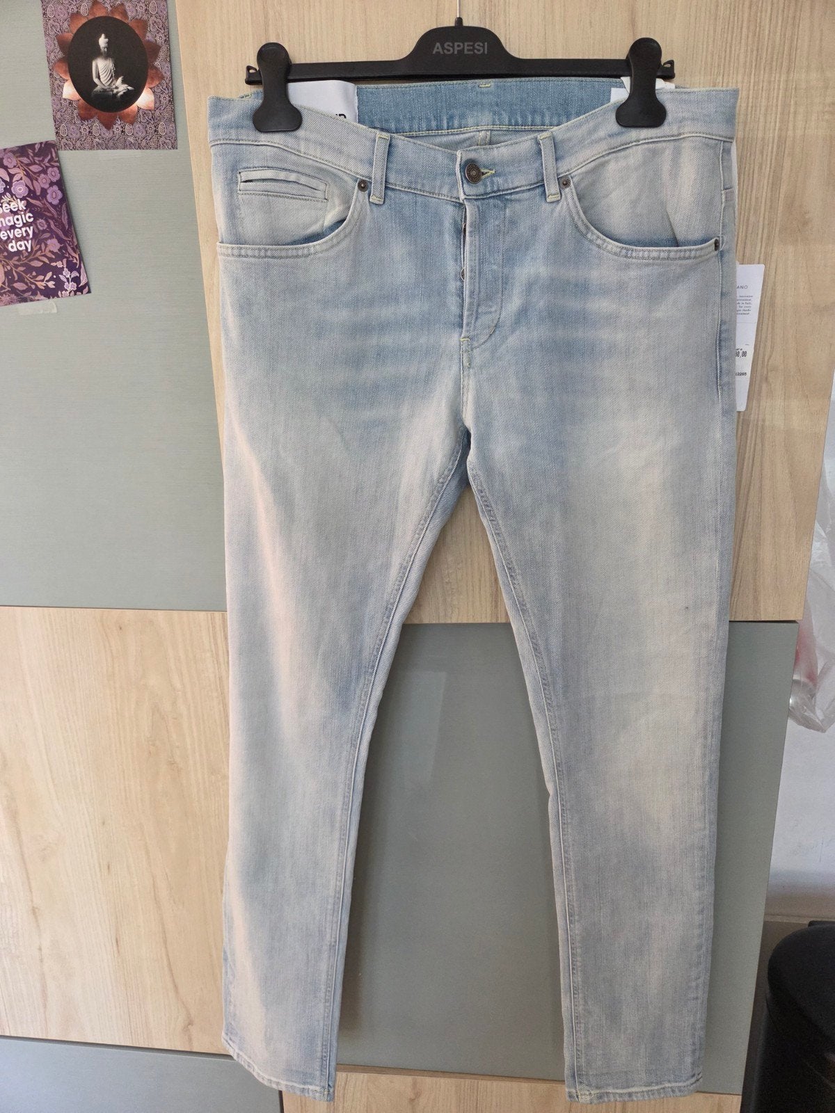 Dondup George Skinny Fit Jeans W35,nieuw, W36 - W38 (confectie 52/54), Blauw, Nieuw, Ophalen of Verzenden