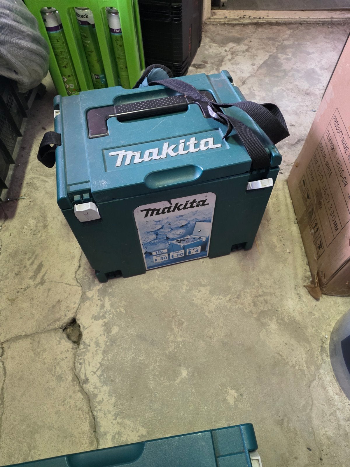 Makita Mbox nr 4 Koelbox, Ophalen of Verzenden, Gebruikt, Koelbox, Koelelement