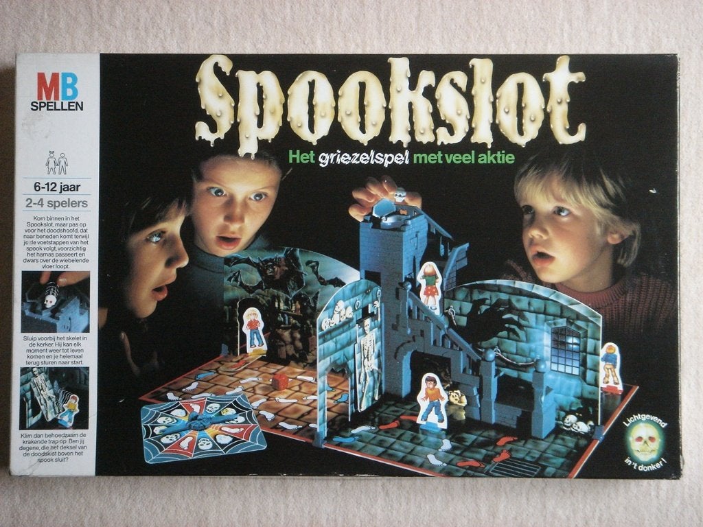 LEUK: Spookslot (KINDERSPEL) Nostalgische versie, Een of twee spelers, Ophalen of Verzenden, Gebruikt, MB