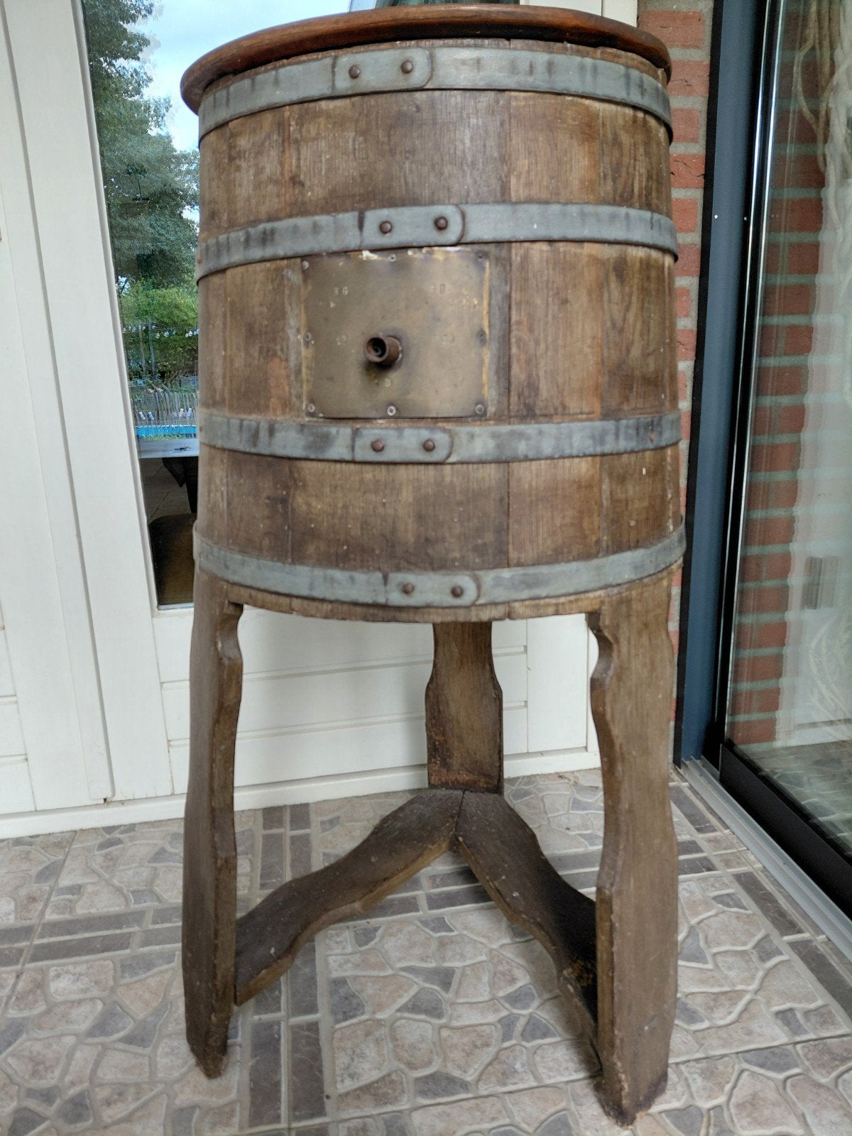 boterkarn, 150 liter of meer, Ophalen