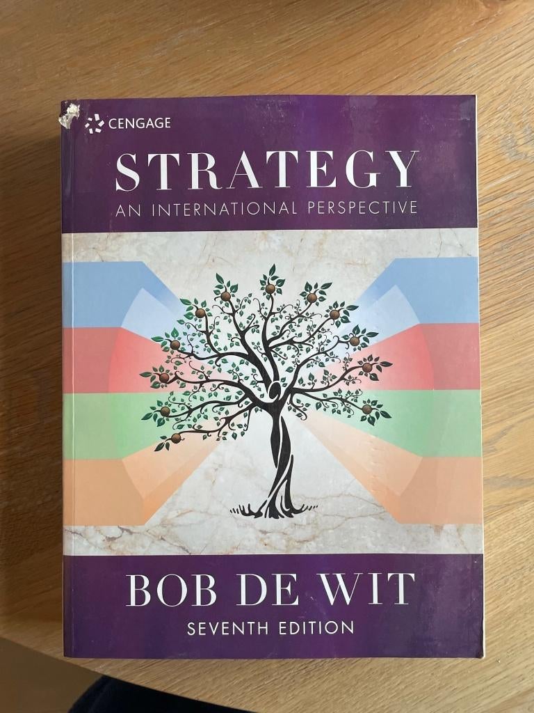 Strategy an international perspective, Boeken, Studieboeken en Cursussen, Ophalen of Verzenden, Alpha, Zo goed als nieuw, HBO