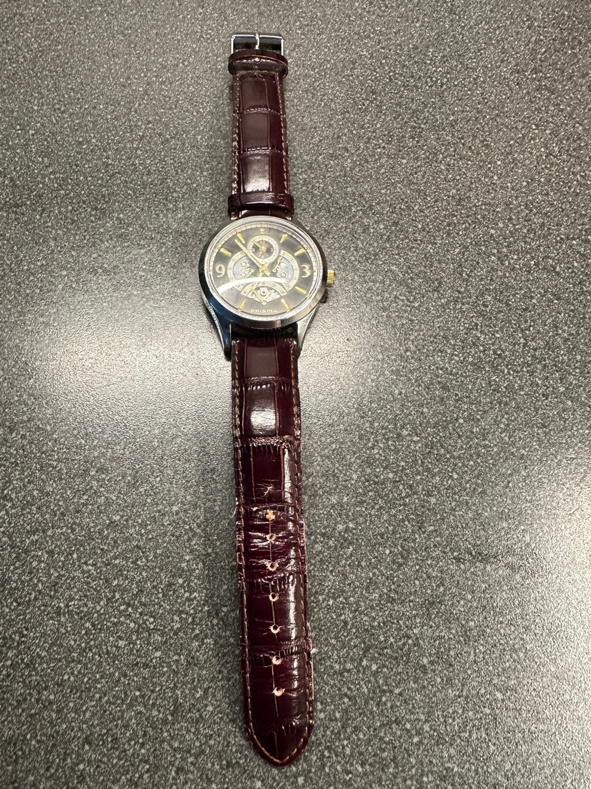 Prisma horloge, Overige merken, Staal, Gebruikt, Polshorloge