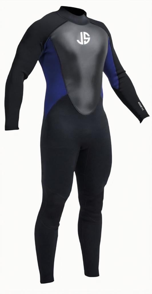 Wetsuit voor watersport - Zwart/Blauw maat M, Wetsuit, Gebruikt, JP, Ophalen of Verzenden