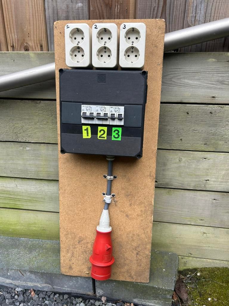Abb groepenkast krachtstroom 32a. Bieden, Ophalen, Zo goed als nieuw, Overige typen