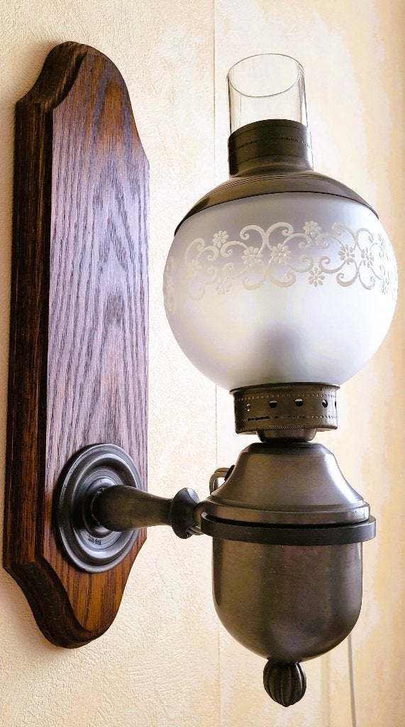 Tinnen vintage wandlampen, Huis en Inrichting, Lampen | Wandlampen, Ophalen, Gebruikt