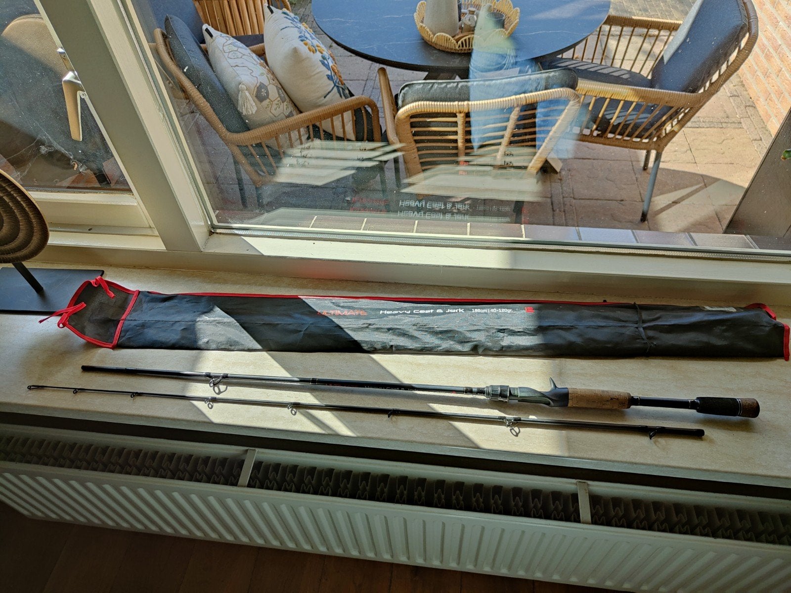 Ultimate Heavy Cast & Jerk Roofvishengel 198cm, Ophalen, Zo goed als nieuw, Werphengel