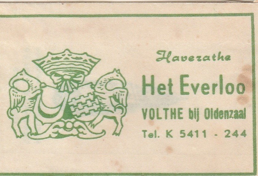 havezathe Het Everloo Volthe bij Oldenzaal, Ophalen of Verzenden