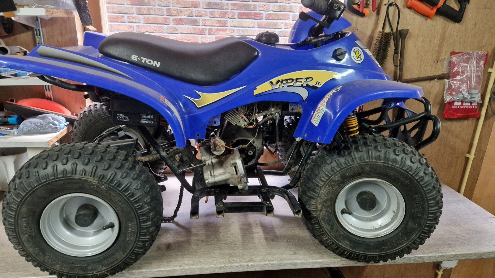Eton Viper Quad 50cc - Loopt goed, slipkoppeling defect, Ophalen of Verzenden