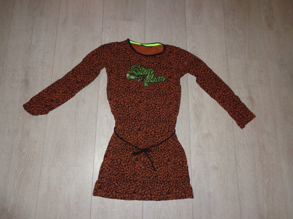 bruin jurkje van Persival, maat 140/146, Ophalen of Verzenden, Gebruikt, Meisje, Jurk of Rok