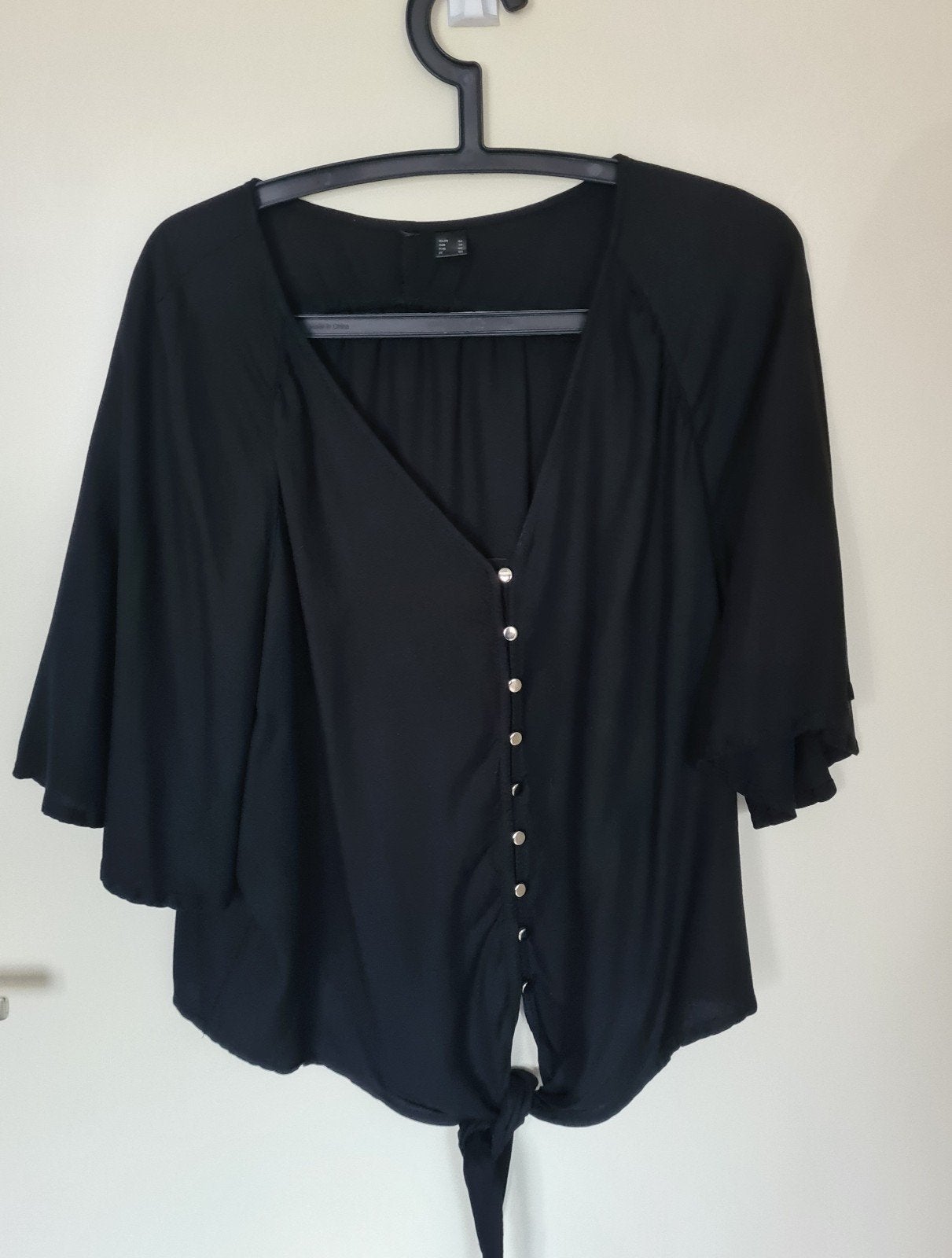 Mooi blousje/top , maat 44, zwart, Ophalen of Verzenden, Zo goed als nieuw, Maat 42/44 (L), Zwart