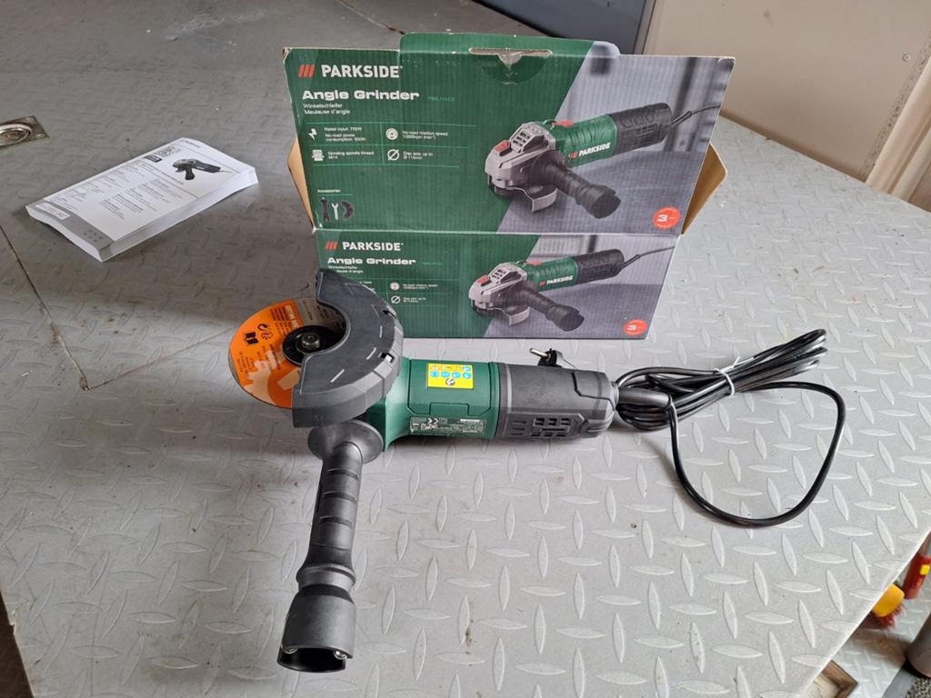 Parkside Haakse Slijpmachine 750W - Nieuw in doos, Ophalen of Verzenden
