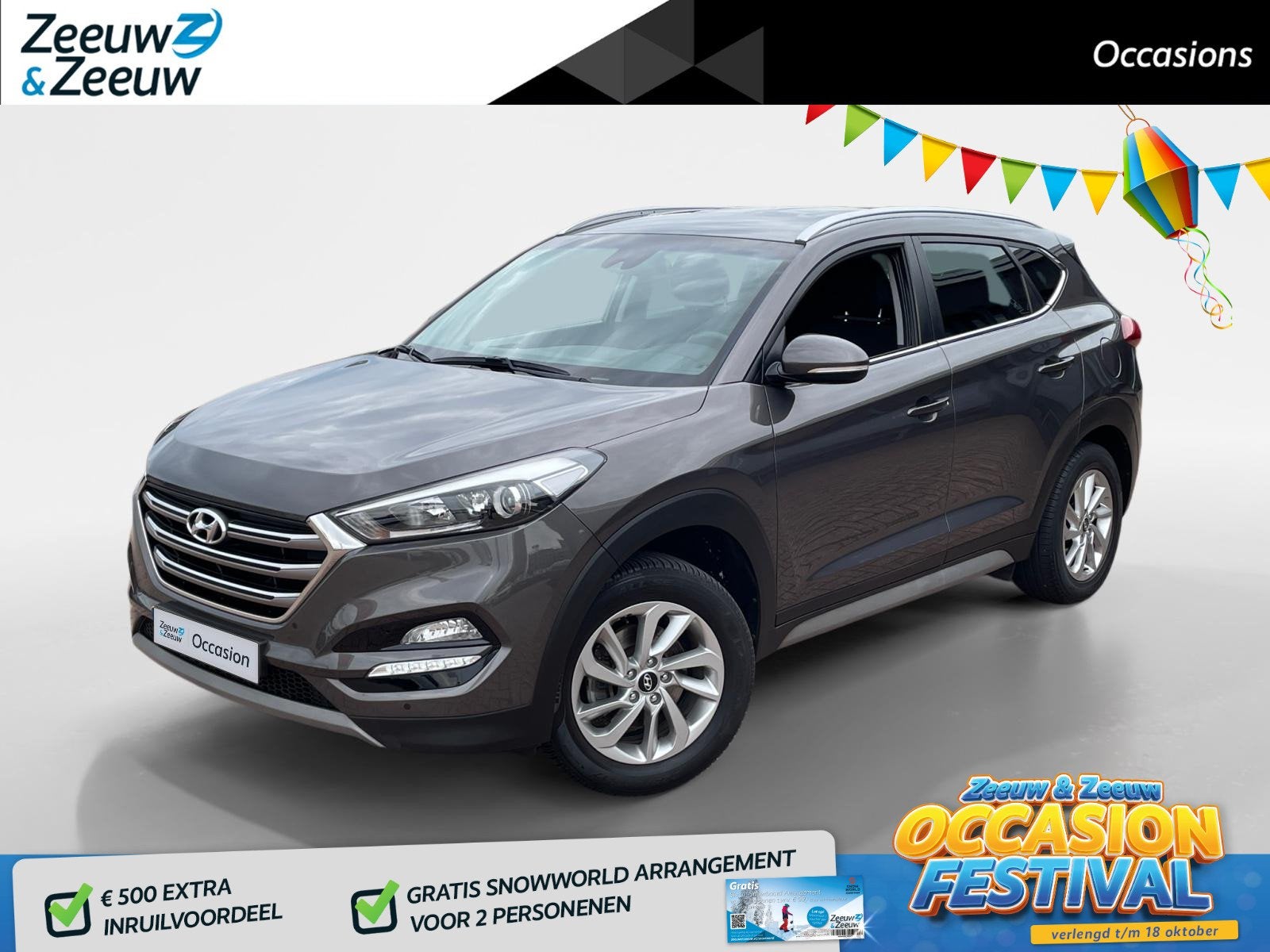 Hyundai Tucson 1.6 GDi Comfort *Navi*Camera*Trekhaak*Dual Cl, Auto's, Voorwielaandrijving, Stof, Gebruikt, 4 cilinders