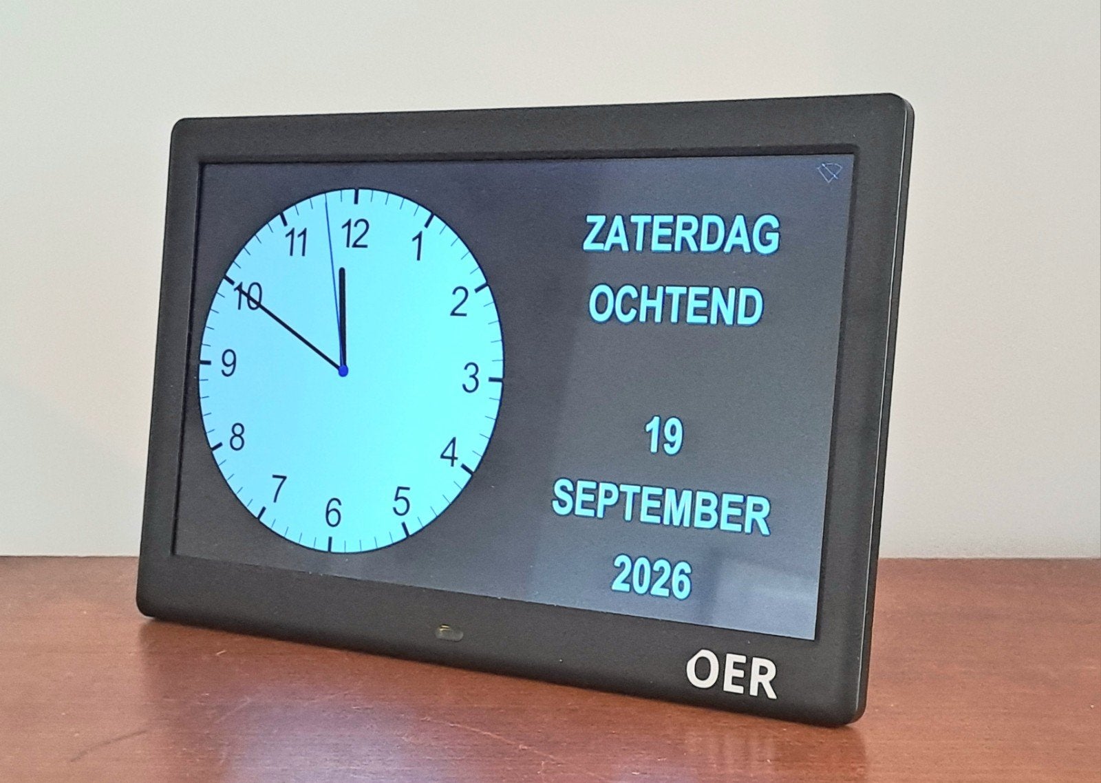 OER Digitale Kalender Dagklok 10 inch, Ophalen of Verzenden