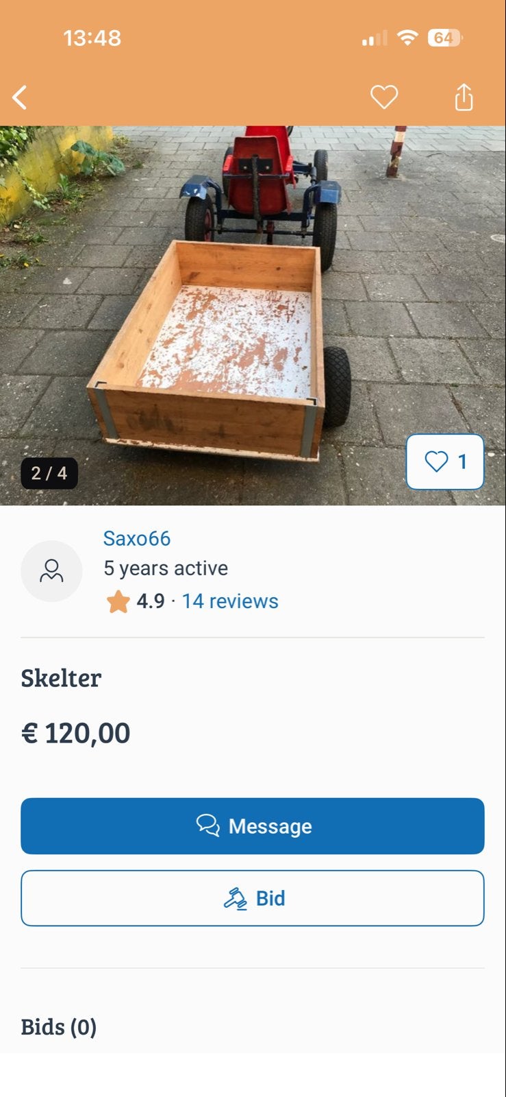 Skelter - Klaar om de berm te maaien!, Ophalen of Verzenden, Gebruikt, Overige merken, Met kar of aanhanger