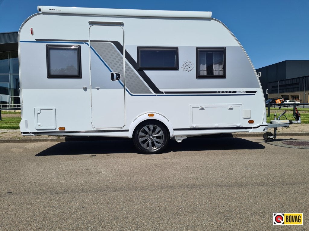 Knaus Sport E-Power Selection 400 QD, Caravans en Kamperen, Bedrijf, Treinzit, Tot en met 3, Schokbreker