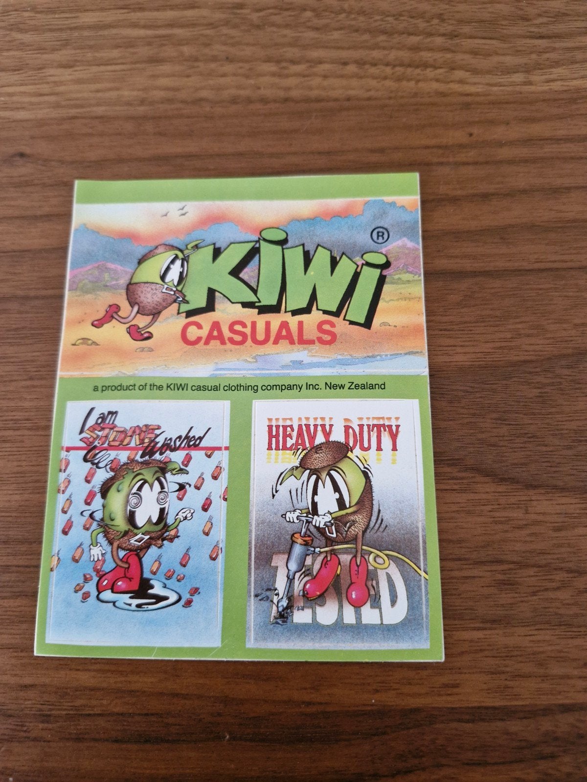 8848  Kiwi Casuals Sticker - Nieuw-Zeelandse Kledingmerk, Ophalen of Verzenden, Nieuw, Merk