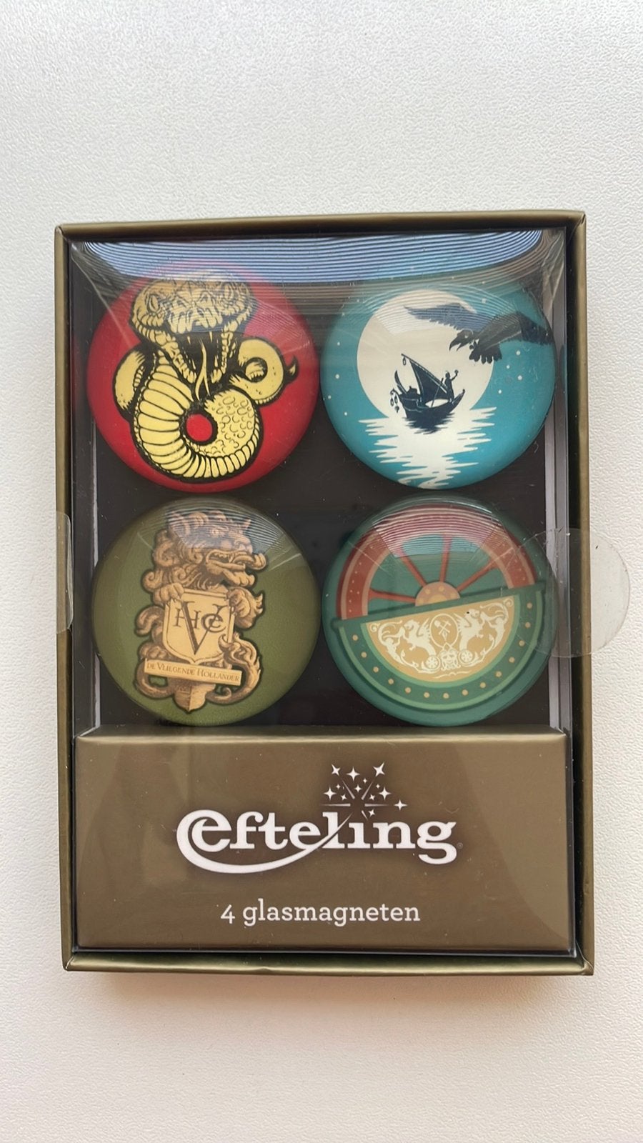 Efteling glasmagneten Rollercoasters, Ophalen of Verzenden, Nieuw, Gebruiksvoorwerp