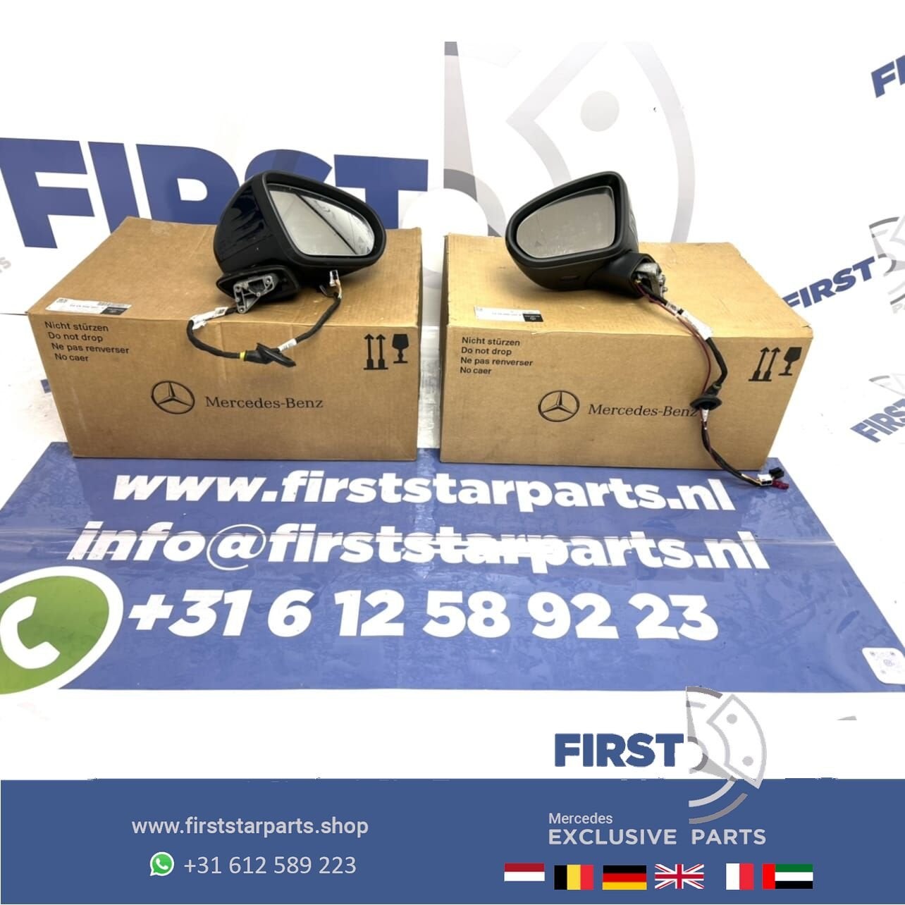 W177 V177 a klasse A35 A45 A45S AMG SPIEGEL SET LINKS + RECH