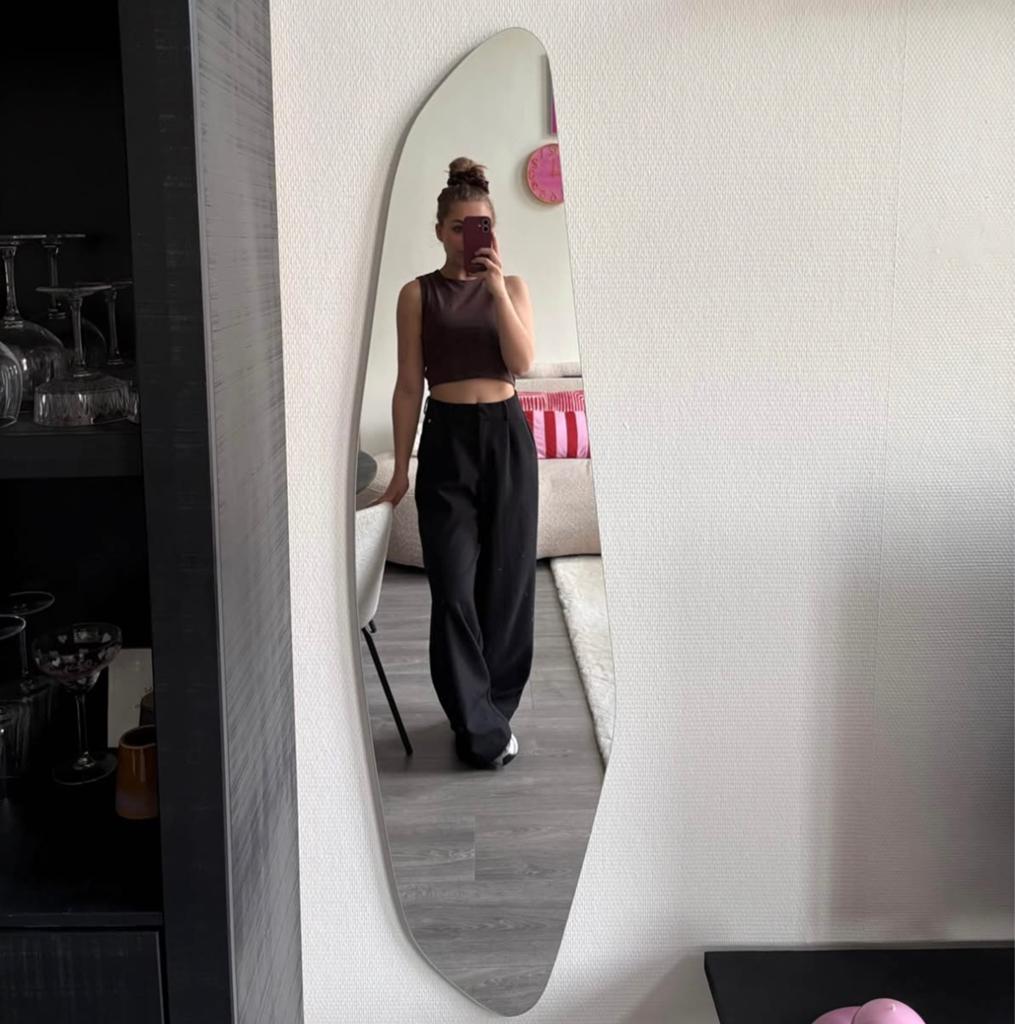 Asymmetrische spiegel, Ophalen, Minder dan 50 cm, 100 tot 150 cm, Nieuw
