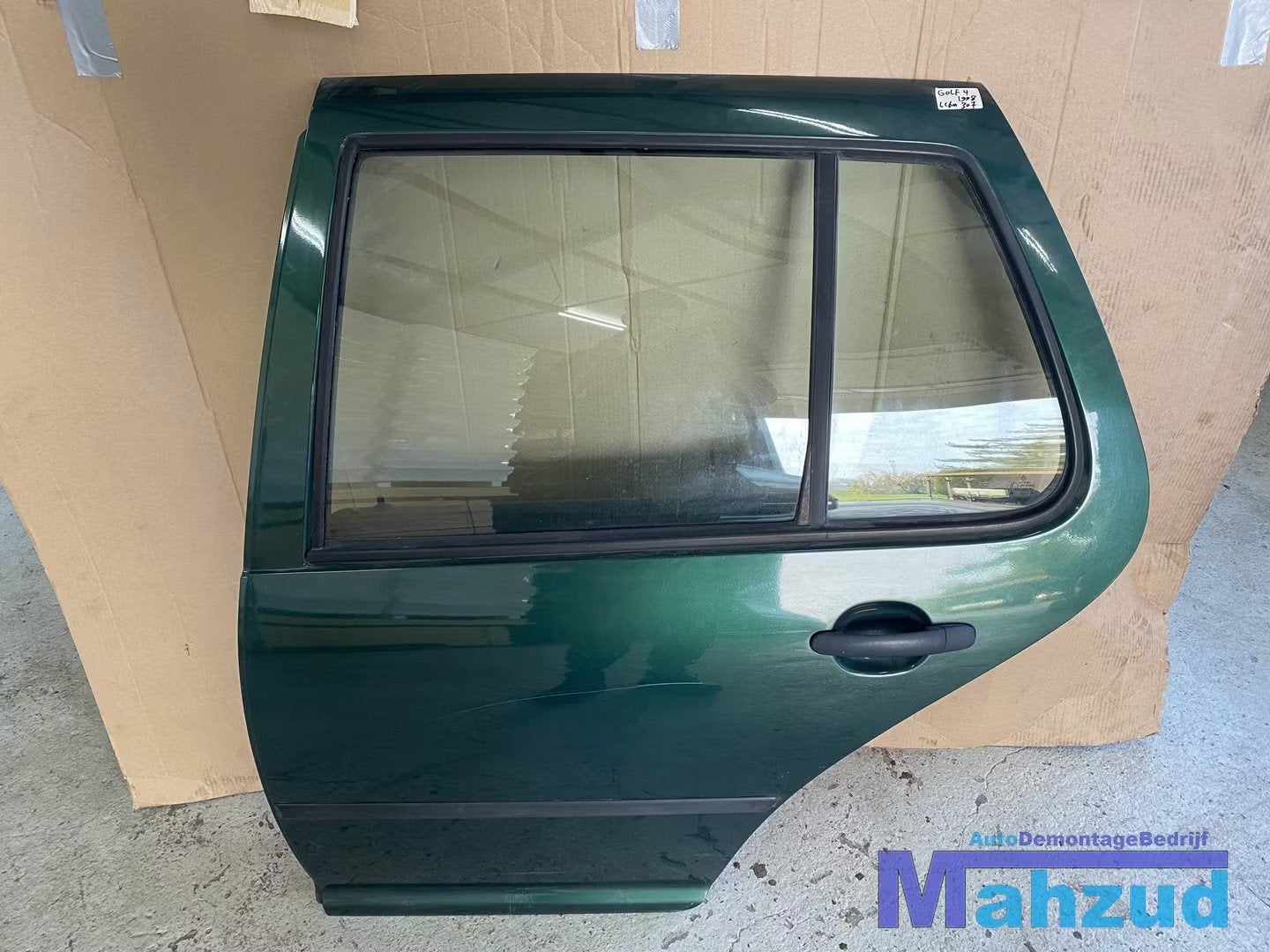 VW GOLF 4 Groen LC6M Links achter deur portier 1997-2003, Auto-onderdelen, Carrosserie en Plaatwerk, Gebruikt, Volkswagen AG, Achter