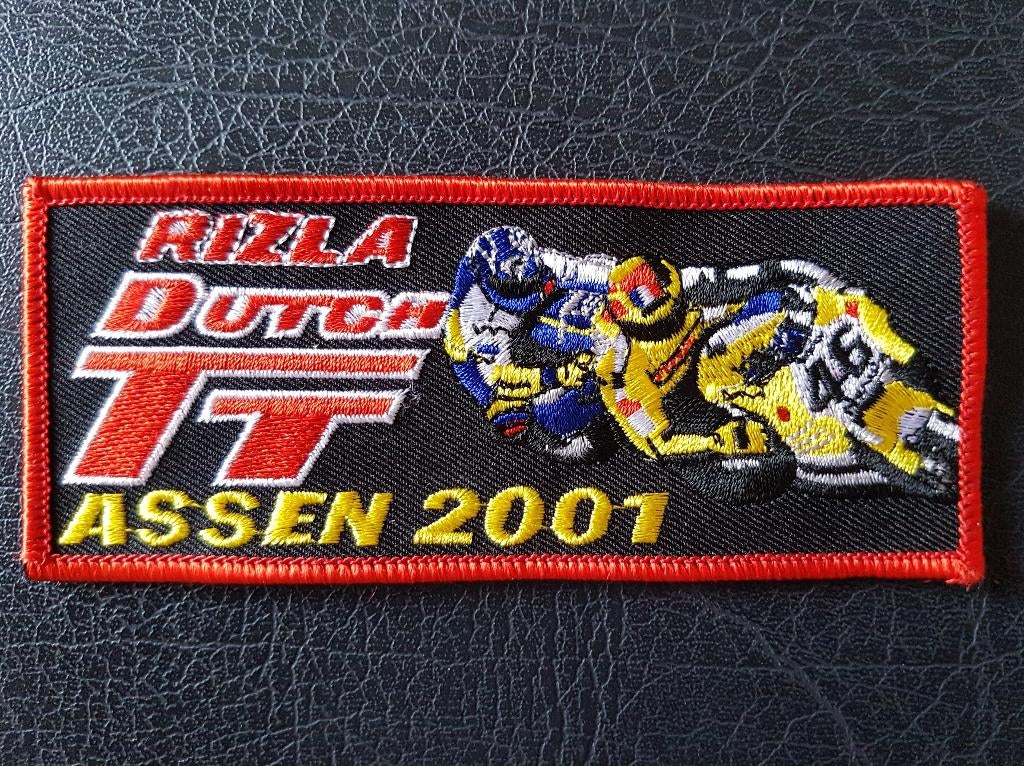 tt assen valentino rossi patch badge 2001, Verzenden, Nieuw, Motoren