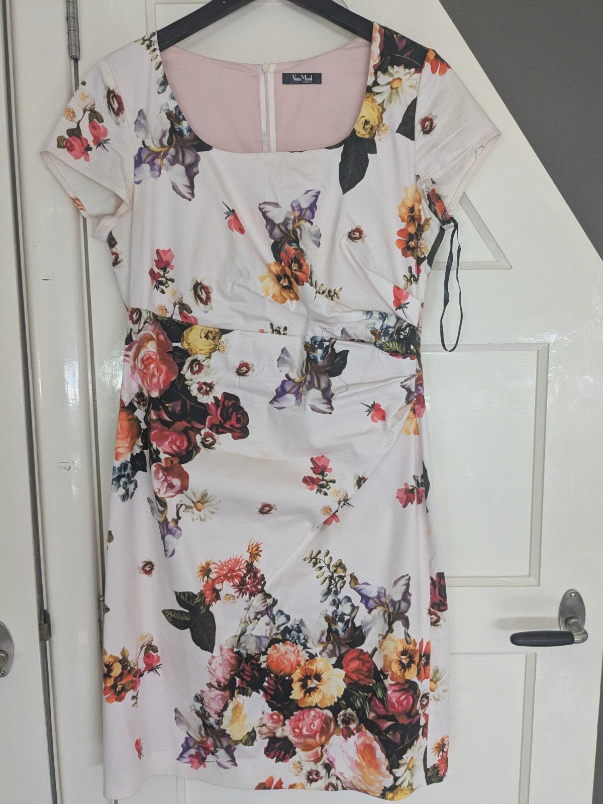 Vera Mont jurk met bloemenprint - Maat 40, Maat 38/40 (M), Meerkleurig, Ophalen of Verzenden, Zo goed als nieuw