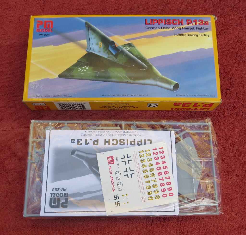 PM Model. PM224 Lippisch P.13a, Hobby en Vrije tijd, Overige merken, 1:72 tot 1:144, Nieuw, Ophalen of Verzenden