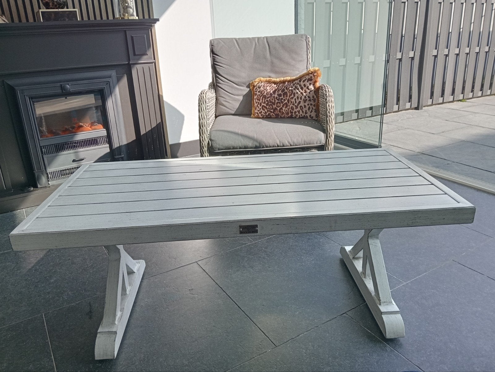 Aluminium tuintafel - Bois Le Duc, Ophalen, Zo goed als nieuw, Rechthoekig, Aluminium