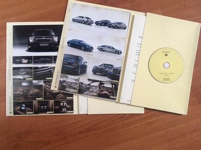 Maybach auto folder/brochure, persmap of cdrom '02 - '10, Boeken, Ophalen of Verzenden, Zo goed als nieuw, Opel