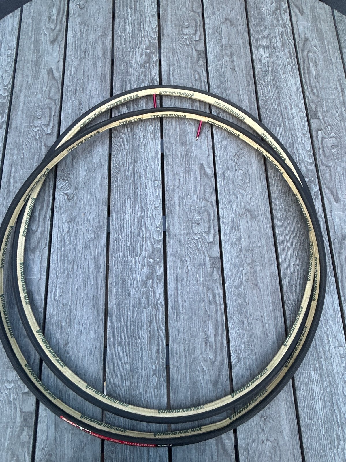 Vittoria Corsa Evo CX 21-28 racefietsbanden (2 stuks), Band, Ophalen of Verzenden, Zo goed als nieuw, Rubber