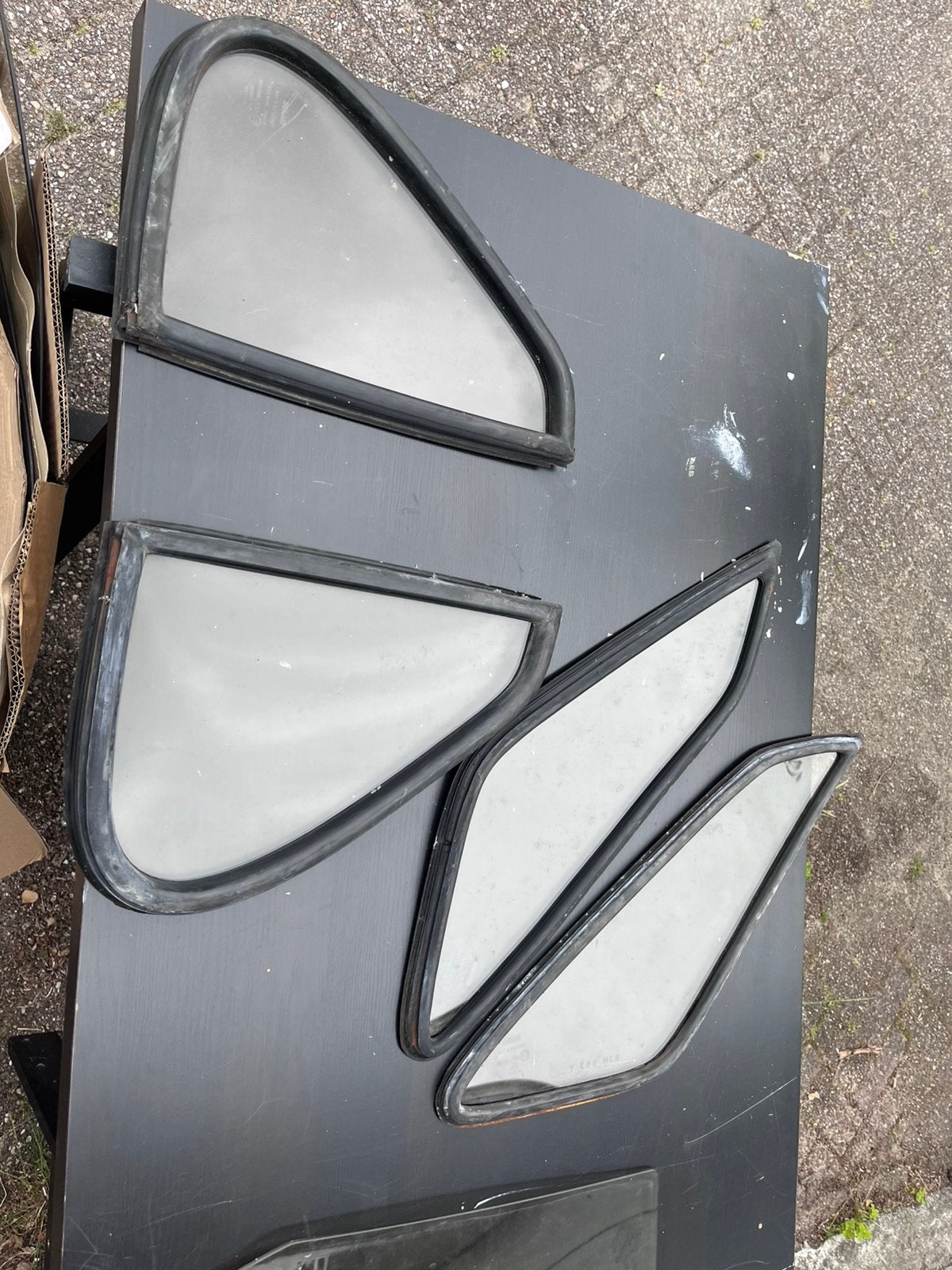 Brons getinte zijramen classic Saab 900, Auto-onderdelen, Ophalen, Voor, Nieuw, Spatbord