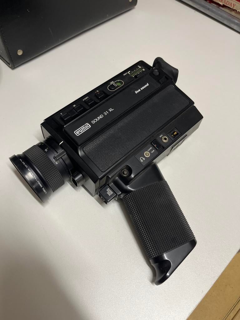 Vintage Eumig Sound 31 XL Super 8 Camera met stevige tas, Ophalen, Overige soorten, Camera