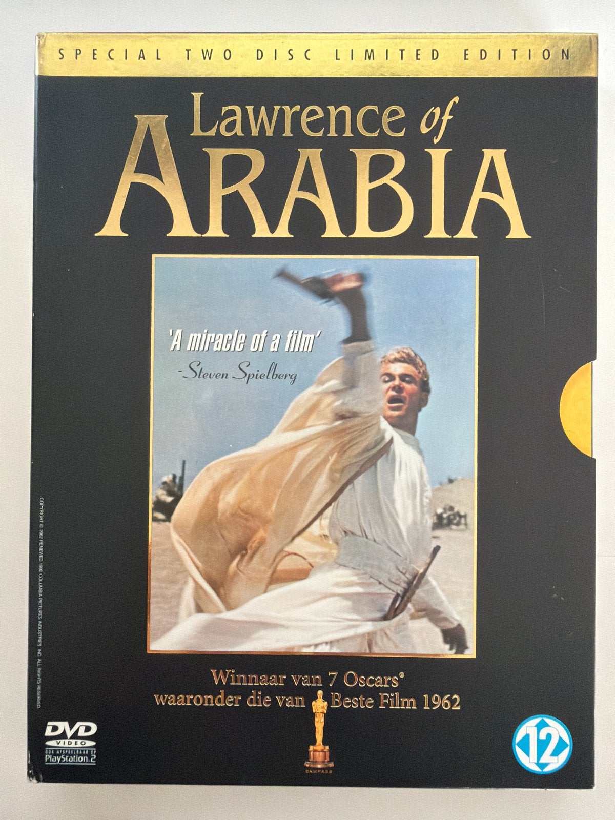 Lawrence of Arabia - Special Two Disc Limited Edition DVD, Nederlands, Ophalen of Verzenden, Zo goed als nieuw, Vanaf 12 jaar