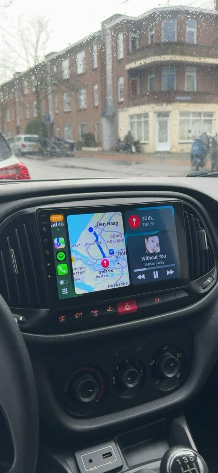 Junsun 9 inch Android Multimedia Met Doblo Frame, Ophalen of Verzenden, Zo goed als nieuw