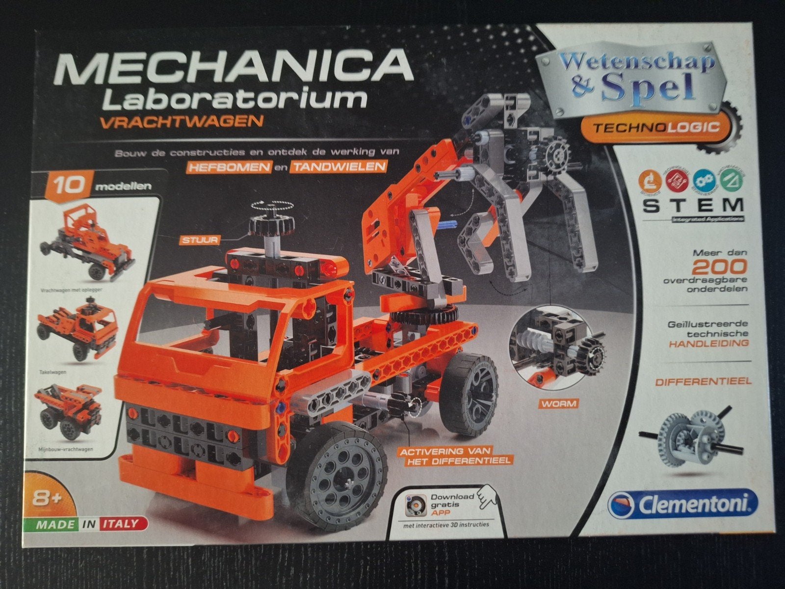 Clementoni Mechanica Laboratorium Vrachtwagen, Ophalen of Verzenden, Zo goed als nieuw, Overige merken