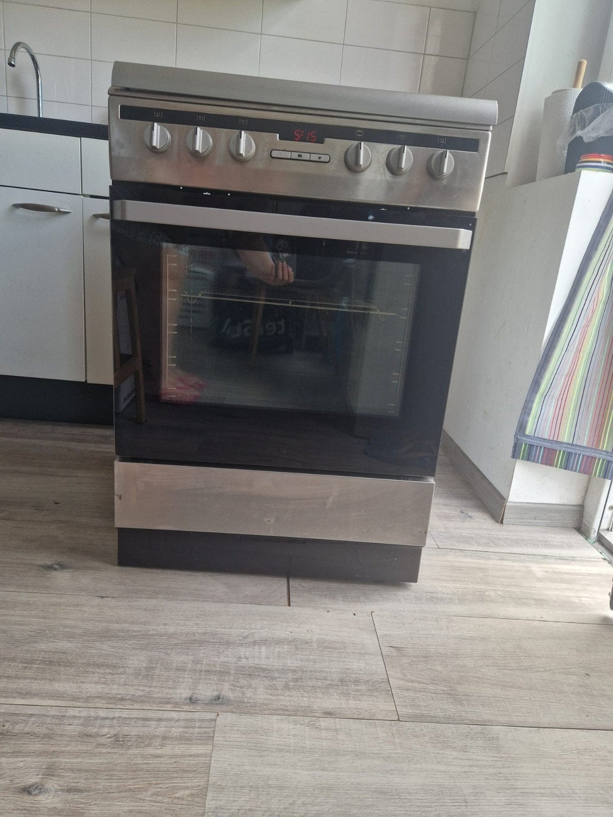 Gasfornuis met oven, Ophalen, Gebruikt, 4 kookzones, Gas